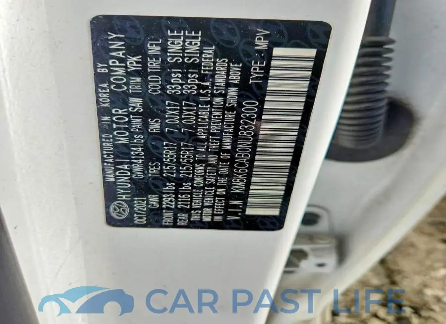 KM8K6CAB0NU832300# 13