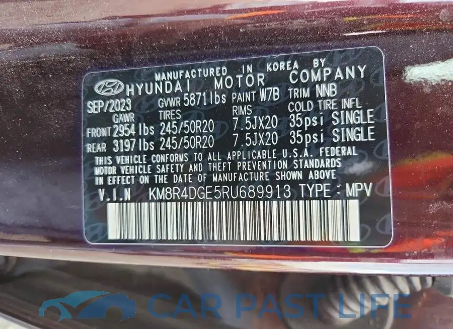 KM8R4DGE5RU689913# 13