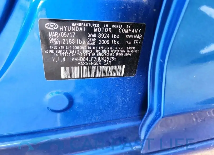 KMHD84LF7HU425765# 12