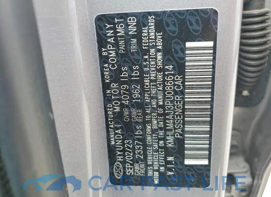 KMHLM4AJ3PU086614# 12