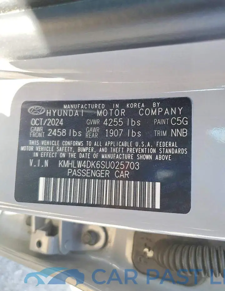 KMHLW4DK6SU025703# 12