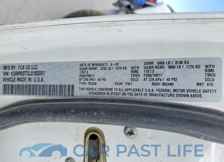 1C6RR6ST3LS155097# 12