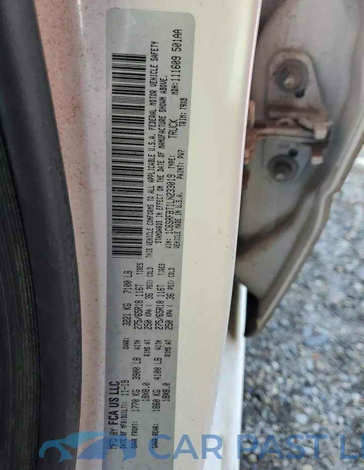 1C6SRFBT1LN233019# 12