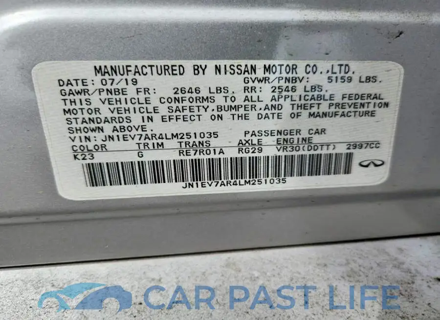 JN1EV7AR4LM251035# 12