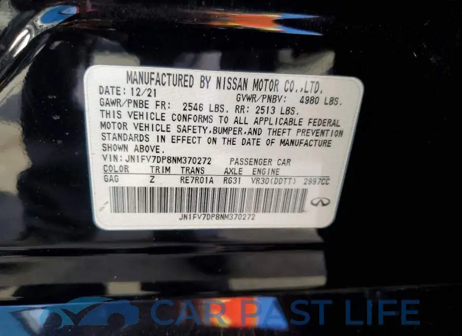 JN1FV7DP8NM370272# 12