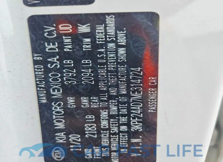 3KPF24AD7ME314724# 13