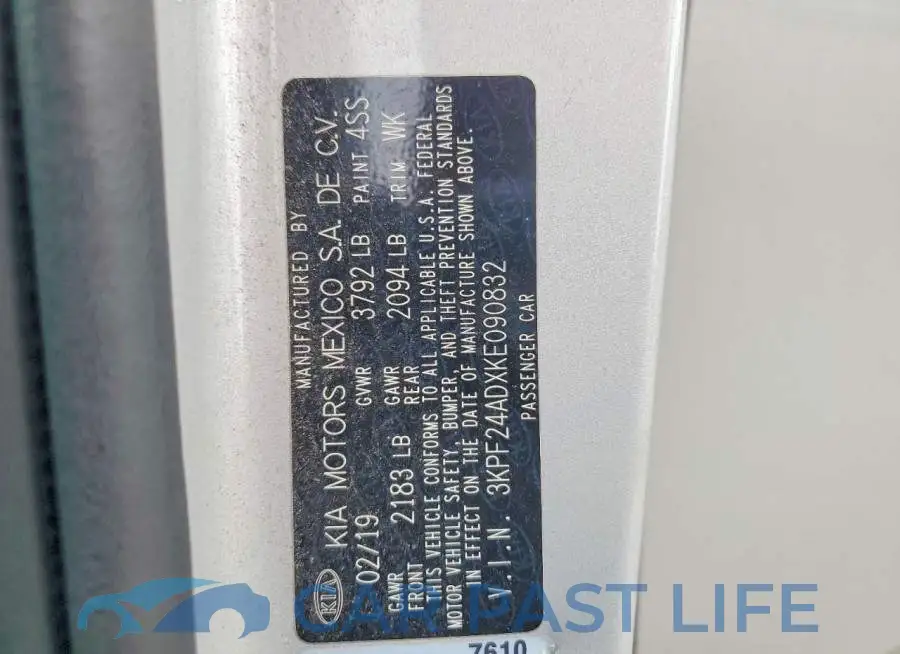 3KPF24ADXKE090832# 12