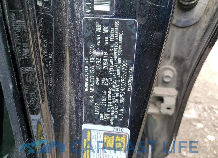 3KPF24ADXPE577990# 13