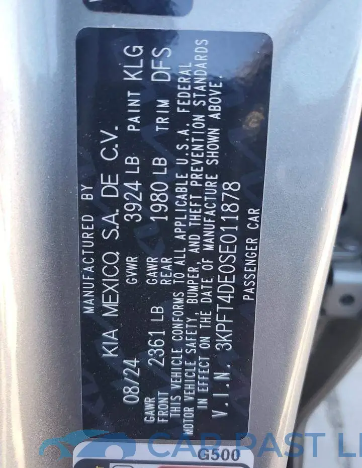 3KPFT4DE0SE011878# 12