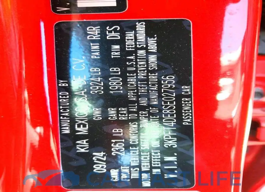 3KPFT4DE8SE027956# 13