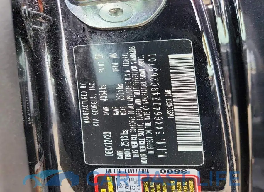 5XXG64J24RG265701# 12