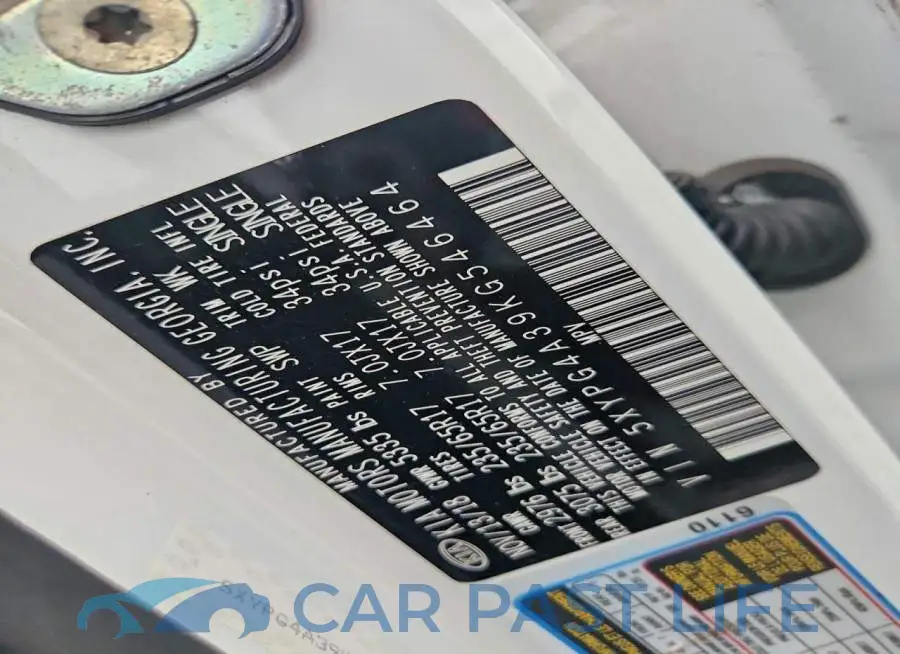 5XYPG4A39KG546464# 13