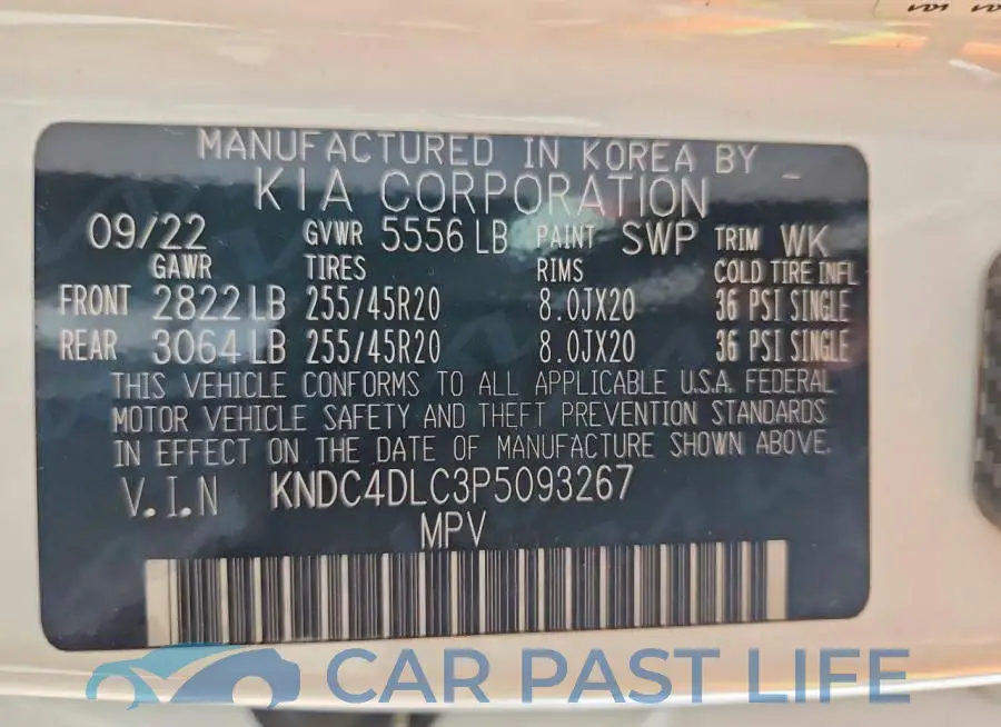 KNDC4DLC3P5093267# 13