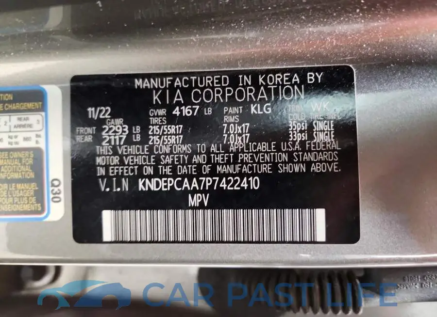 KNDEPCAA7P7422410# 14