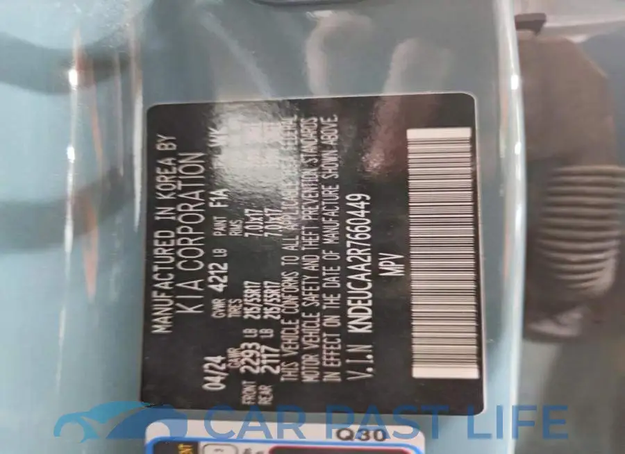 KNDEUCAA2R7660449# 12