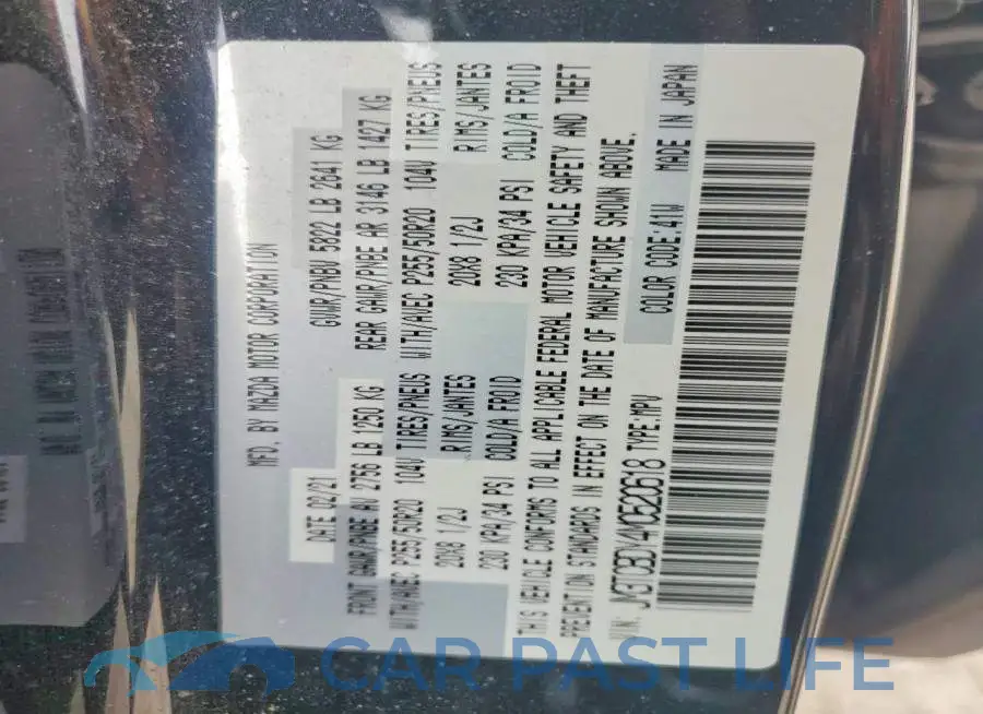 JM3TCBDY4M0520618# 13