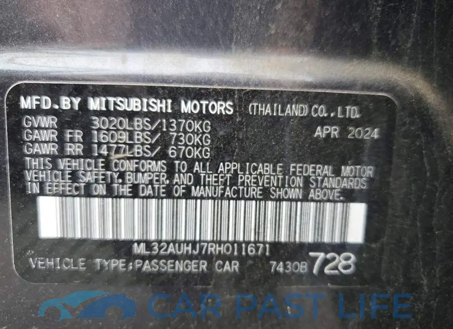 ML32AUHJ7RH011671# 12