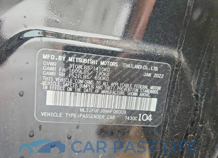 ML32FUFJ8NHF06009# 12