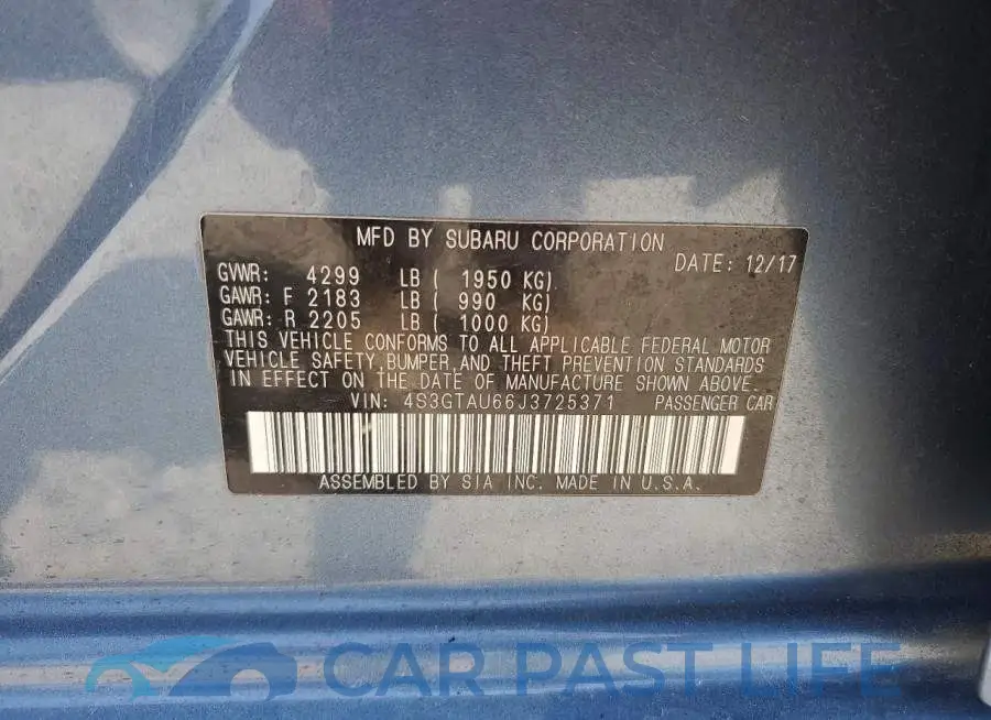 4S3GTAU66J3725371# 13