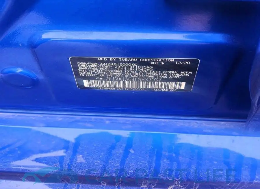JF1VA1A64L9832037# 12