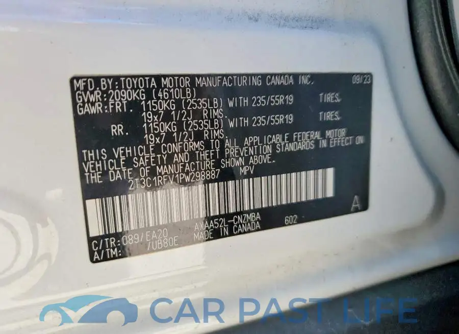 2T3C1RFV1PW298887# 14