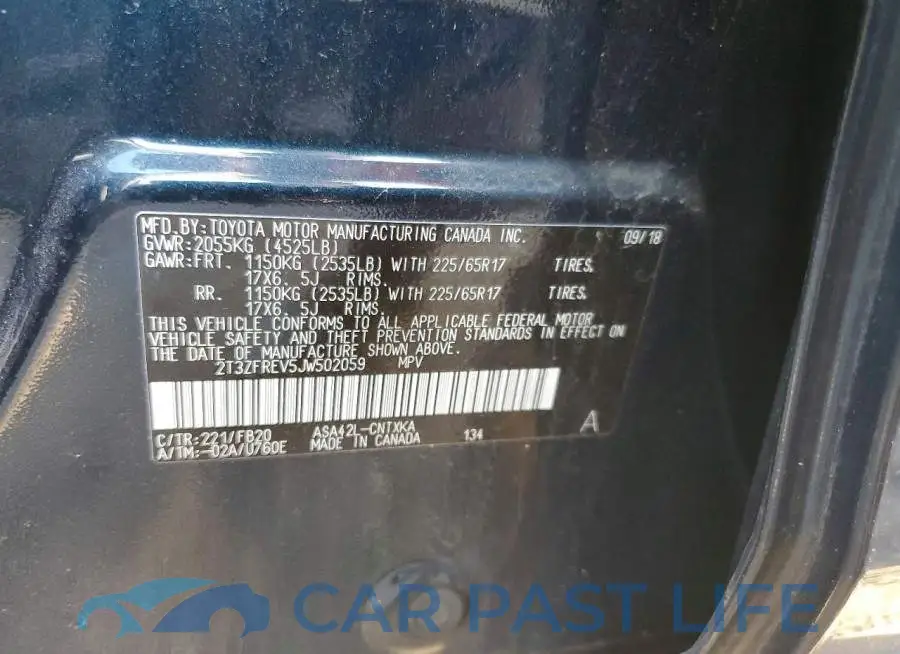 2T3ZFREV5JW502059# 13