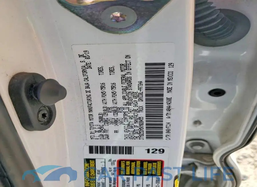 3TMBZ5DN5KM020455# 12