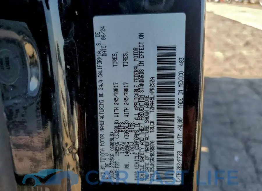 3TMLB5JN3RM030876# 12