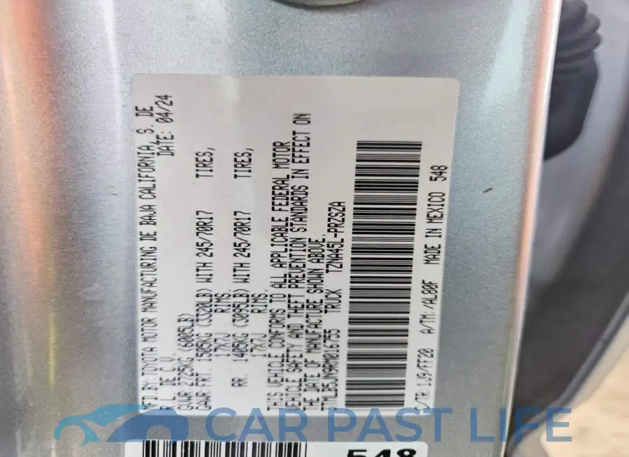 3TMLB5JN9RM016755# 12