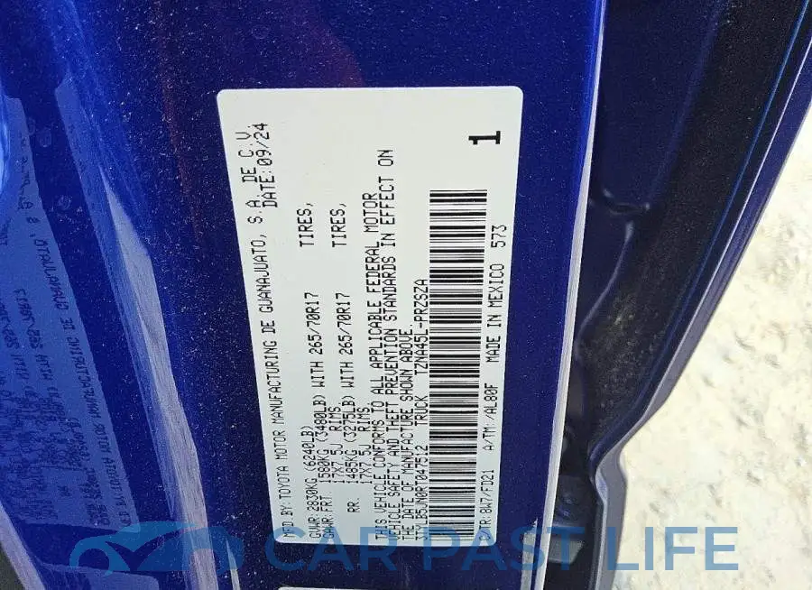 3TYLB5JN0RT047512# 12