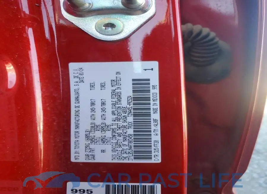 3TYLB5JN4RT003450# 13