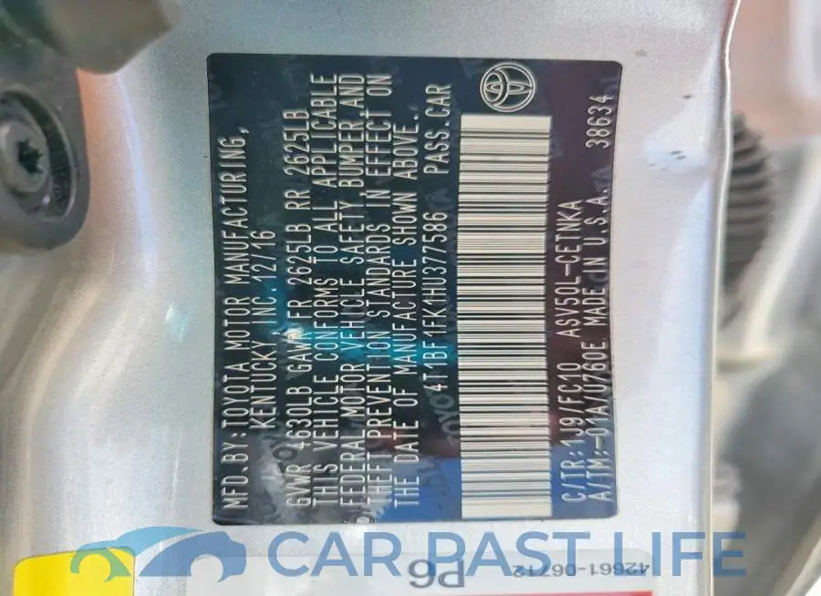 4T1BF1FK1HU377586# 13