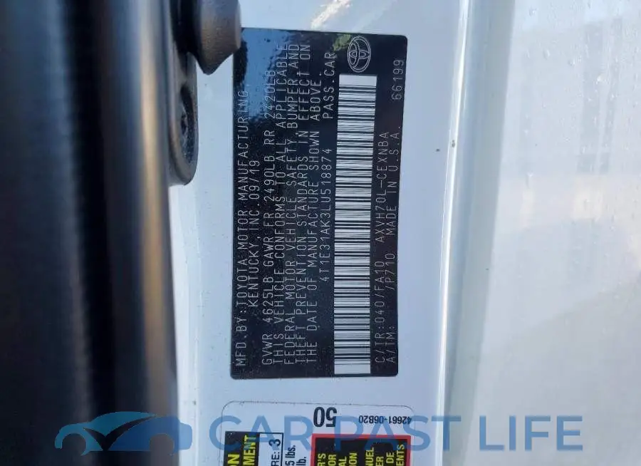4T1E31AK3LU518874# 12