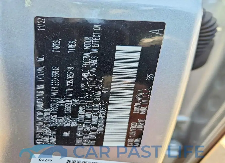 5TDKDRAH4PS006073# 13