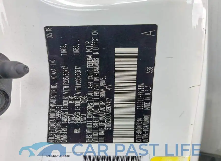 5TDKZ3DC7JS927497# 13