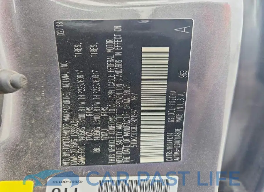 5TDKZ3DC8JS921997# 14