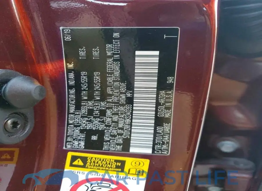5TDYZRFH8KS340393# 14