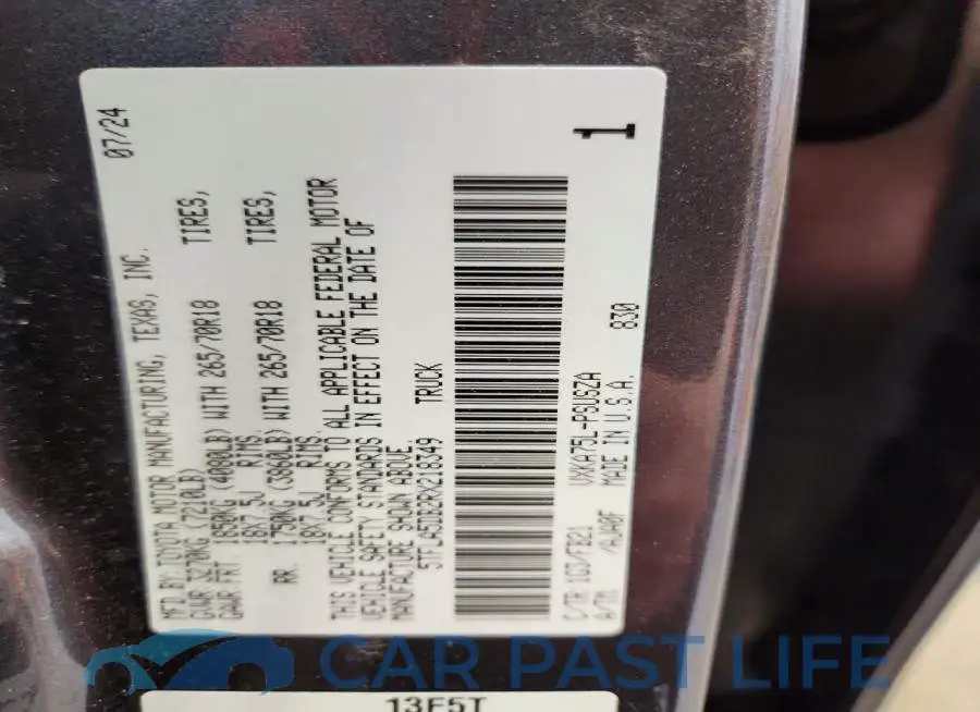 5TFLA5DB2RX218349# 13