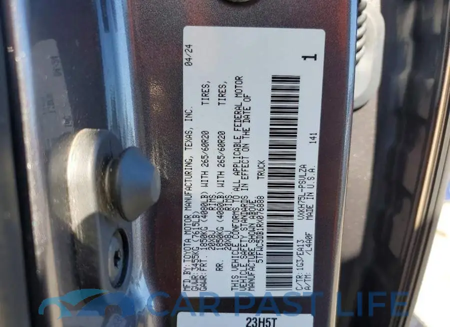 5TFWC5DB1RX076888# 12