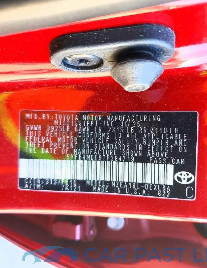 5YFB4MDE9TP384719# 13