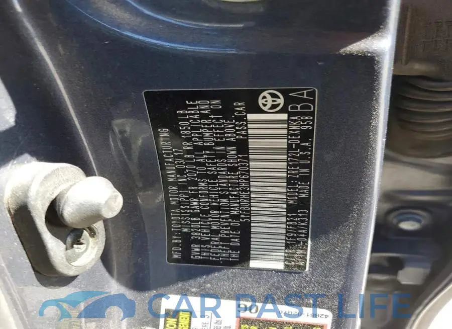 5YFBURHE3HP670371# 13