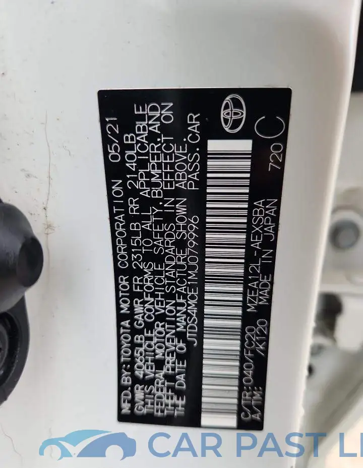 JTDS4MCE1MJ079996# 12
