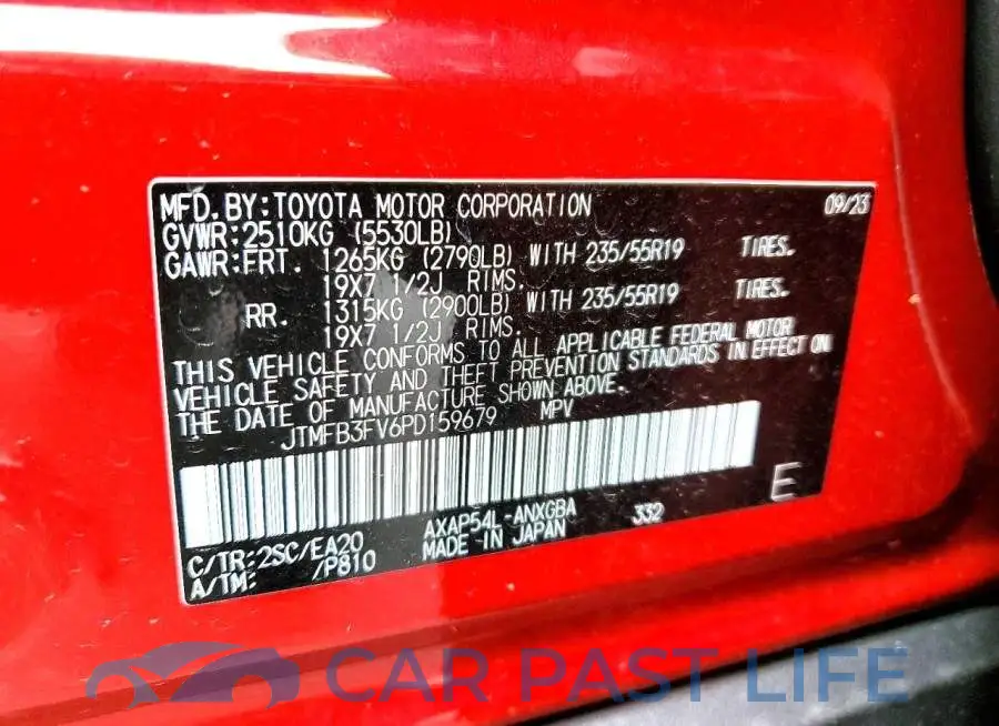 JTMFB3FV6PD159679# 13