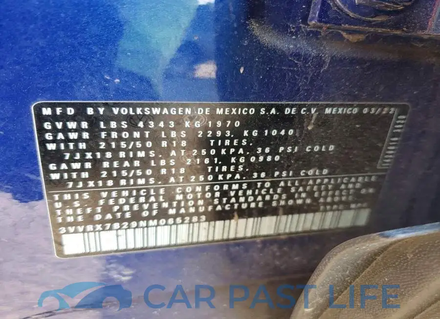 3VVRX7B29NM065283# 14