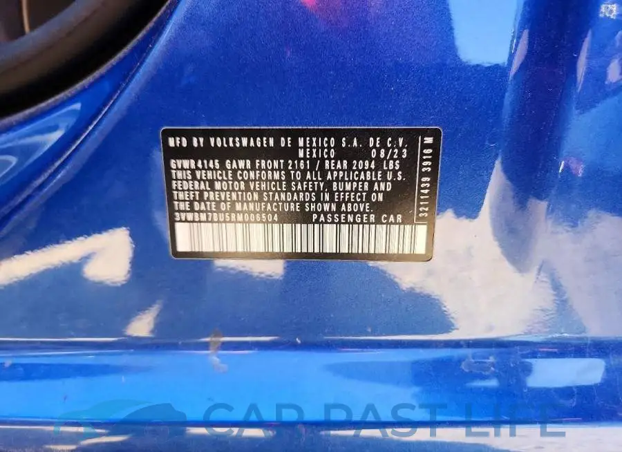 3VWBM7BU5RM006504# 13