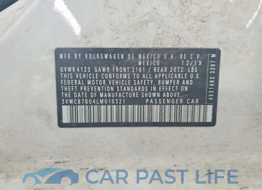3VWCB7BU4LM010321# 12