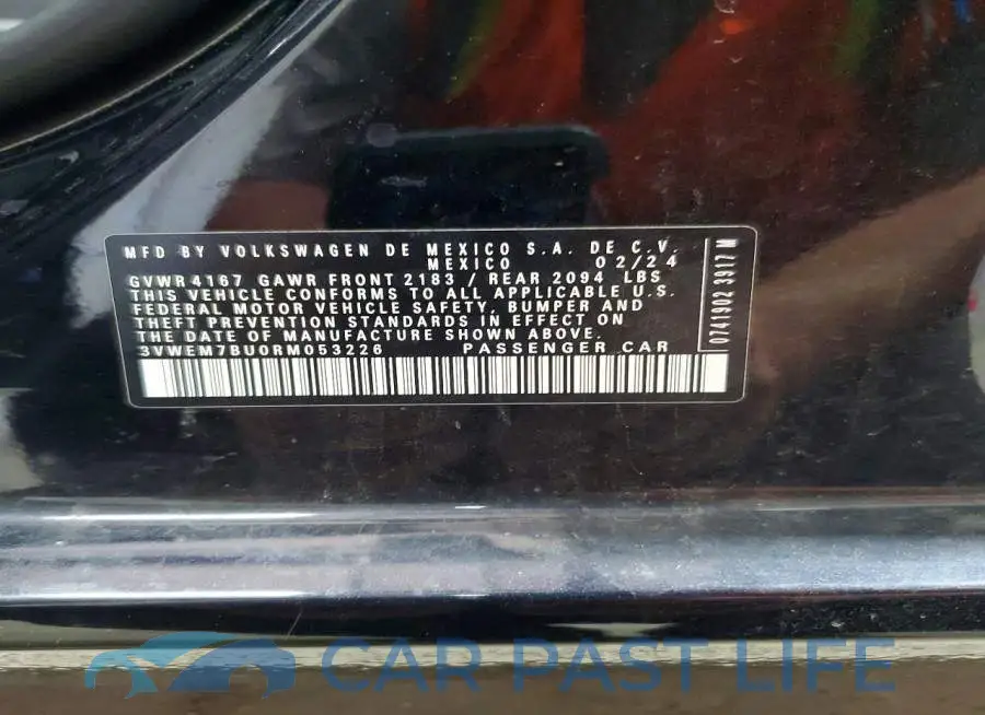 3VWEM7BU0RM053226# 12