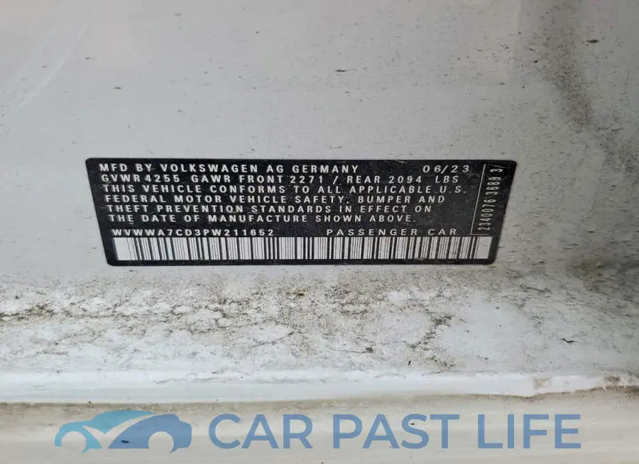 WVWWA7CD3PW211652# 13
