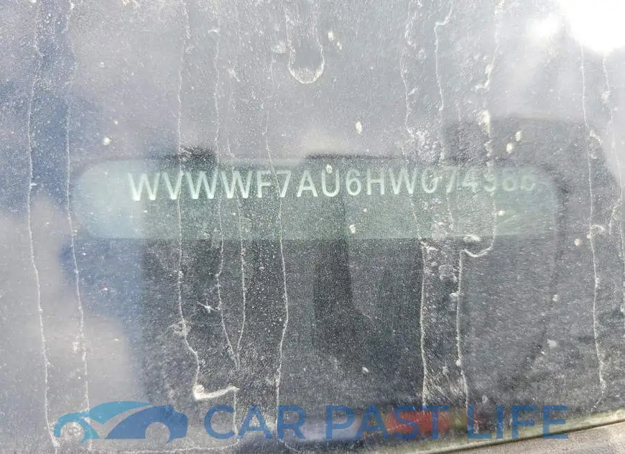 WVWWF7AU6HW074986# 12