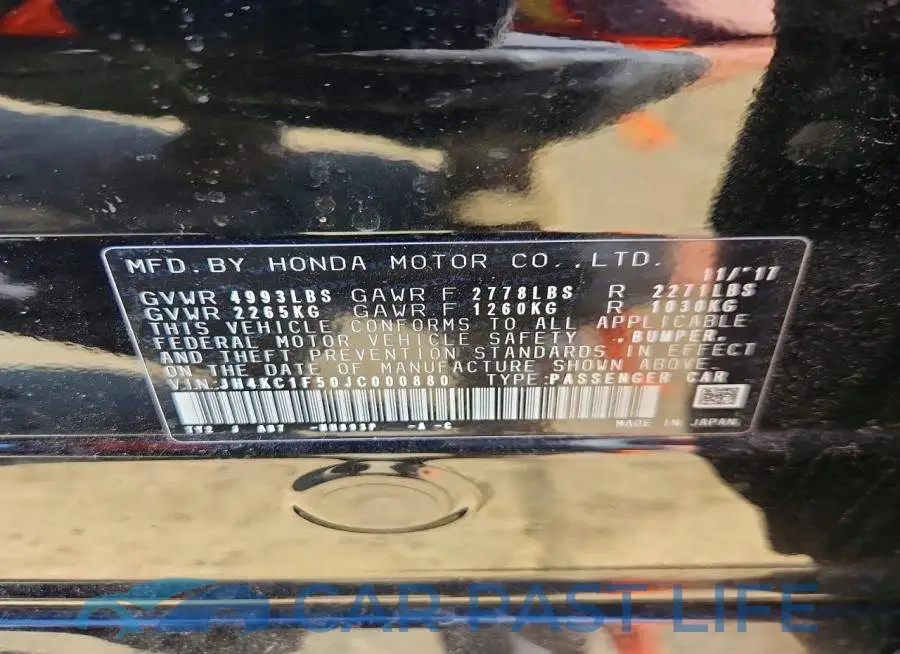 JH4KC1F50JC000880# 12